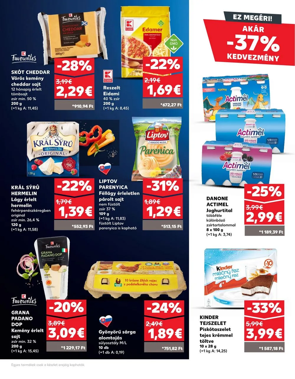 Kaufland akciós újság Losonc Rozsnyo Toketerebes Nagykuros 07.04–07.10 – 13. oldal