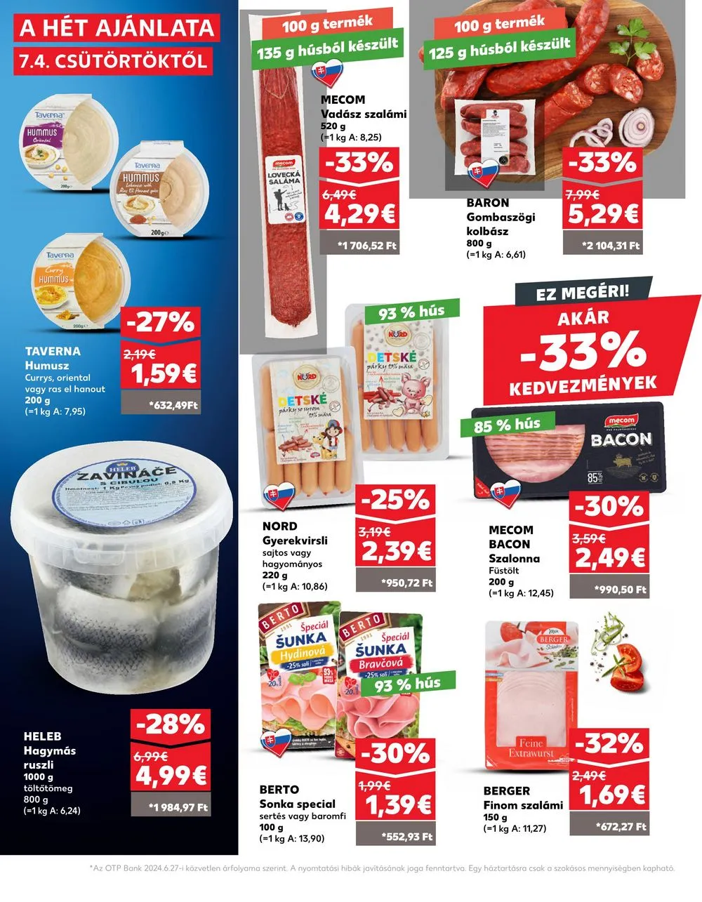 Kaufland akciós újság Losonc Rozsnyo Toketerebes Nagykuros 07.04–07.10 – 14. oldal