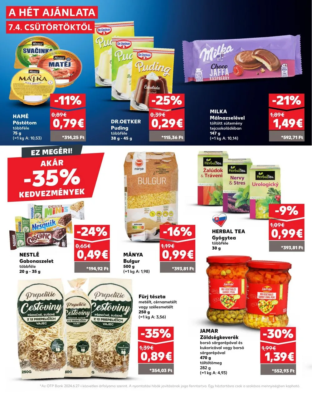 Kaufland akciós újság Losonc Rozsnyo Toketerebes Nagykuros 07.04–07.10 – 16. oldal