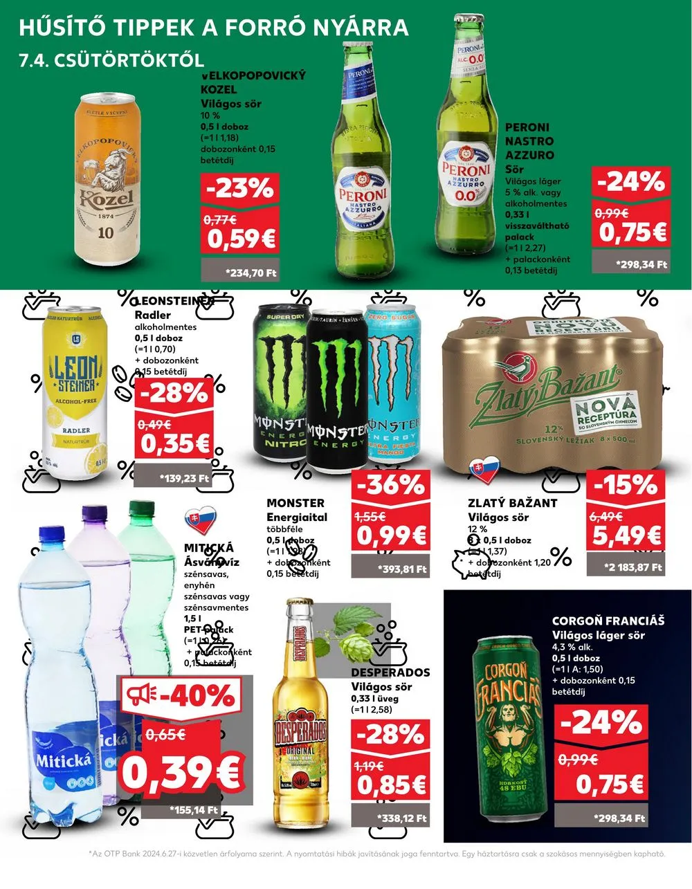 Kaufland akciós újság Losonc Rozsnyo Toketerebes Nagykuros 07.04–07.10 – 24. oldal