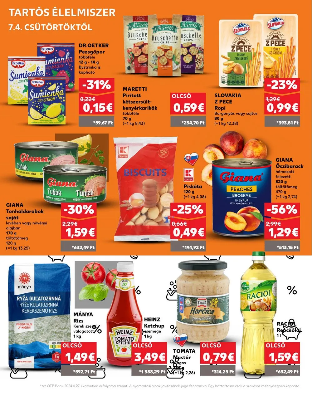 Kaufland akciós újság Losonc Rozsnyo Toketerebes Nagykuros 07.04–07.10 – 26. oldal