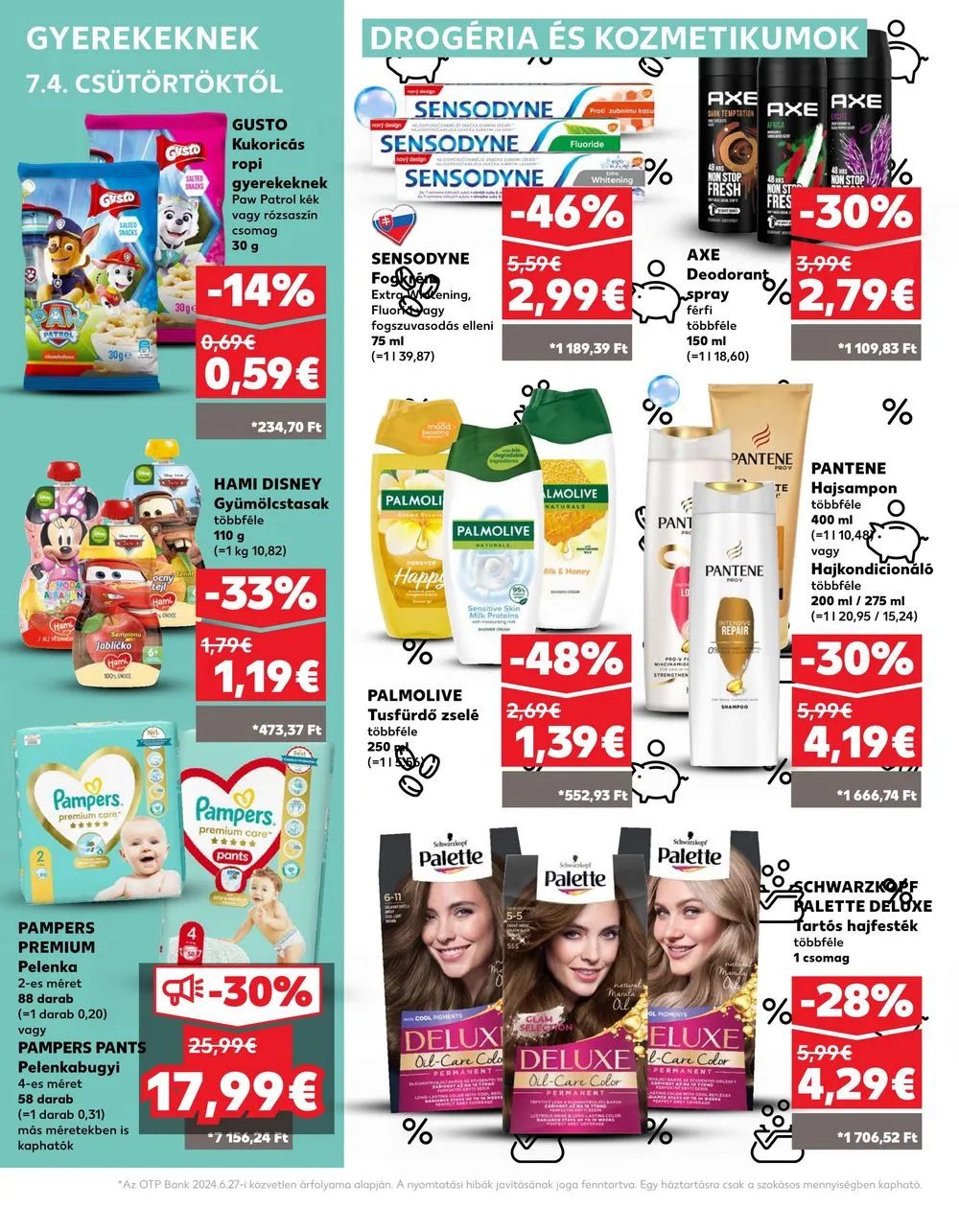 Kaufland akciós újság Losonc Rozsnyo Toketerebes Nagykuros 07.04–07.10 – 30. oldal