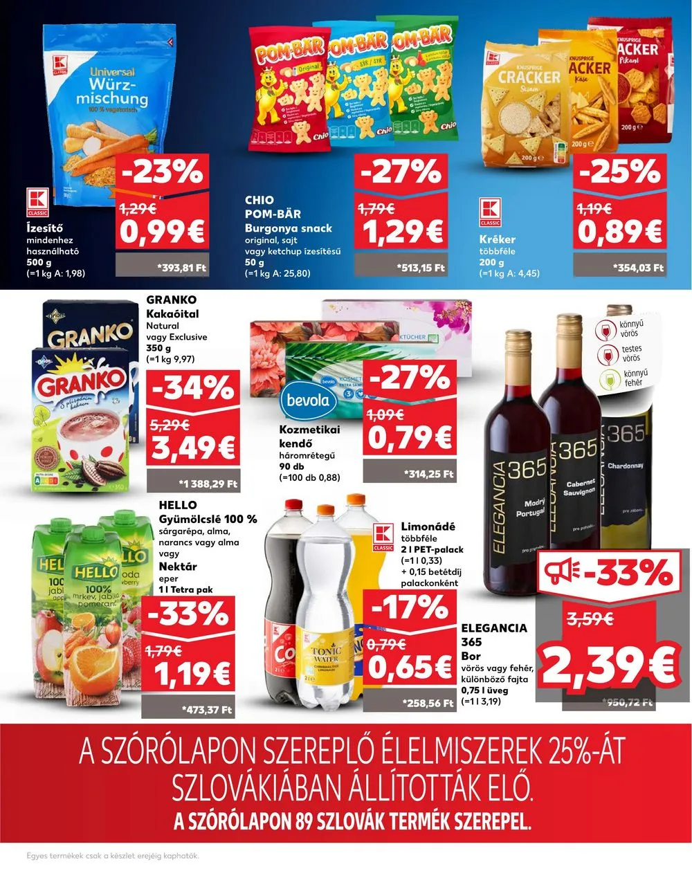 Kaufland akciós újság Losonc Rozsnyo Toketerebes Nagykuros 07.04–07.10 – 38. oldal