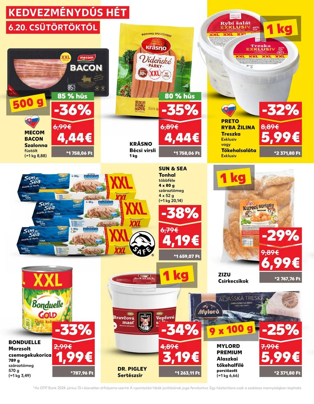 Kaufland akciós újság Losonc Rozsnyo Toketerebes Nagykurtos 06.20–06.26 – 14. oldal