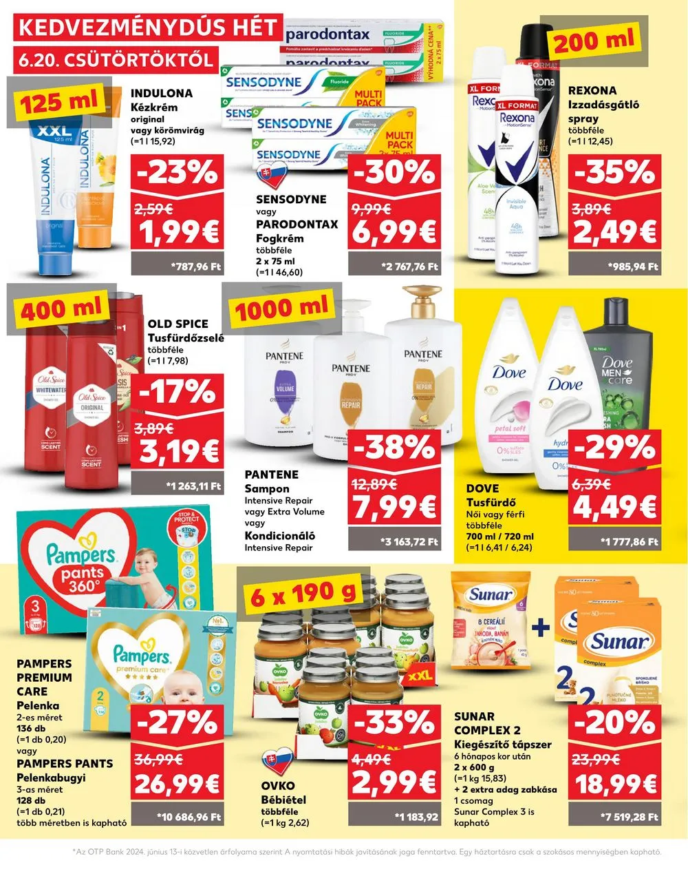 Kaufland akciós újság Losonc Rozsnyo Toketerebes Nagykurtos 06.20–06.26 – 16. oldal