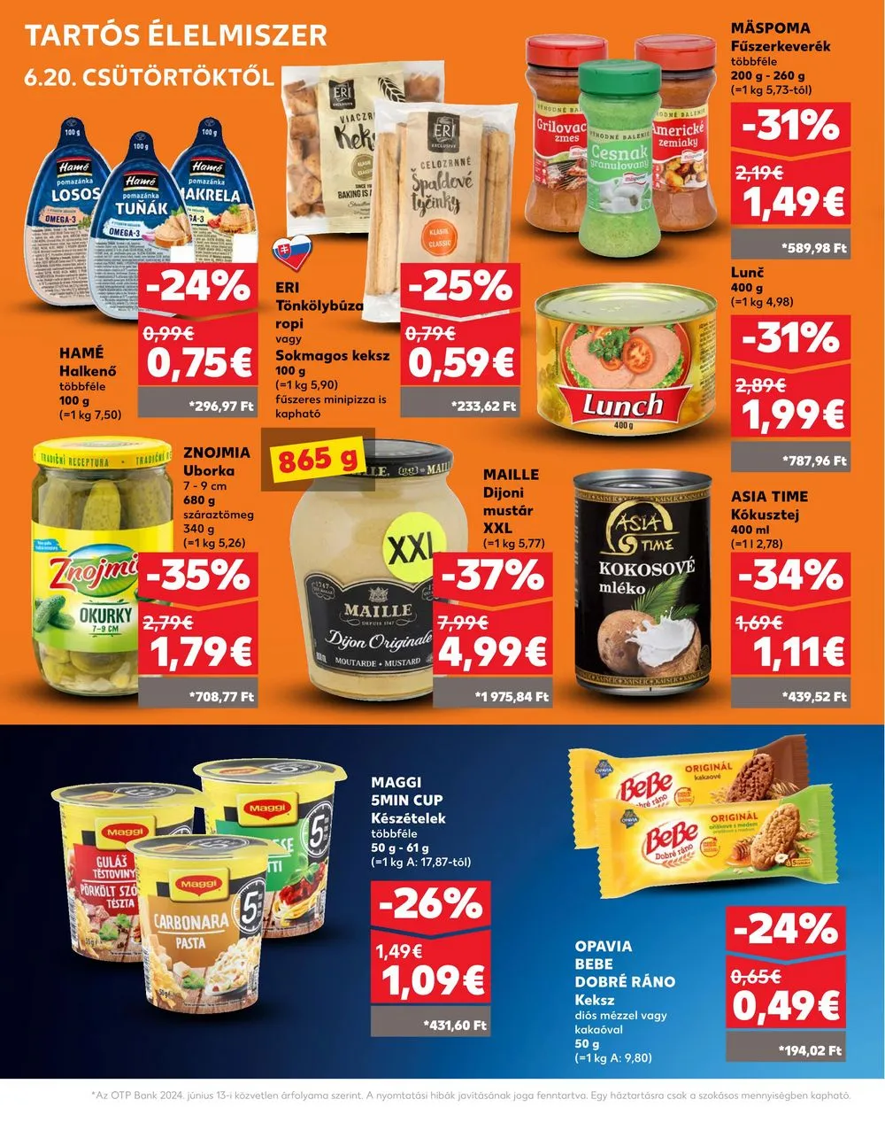 Kaufland akciós újság Losonc Rozsnyo Toketerebes Nagykurtos 06.20–06.26 – 22. oldal