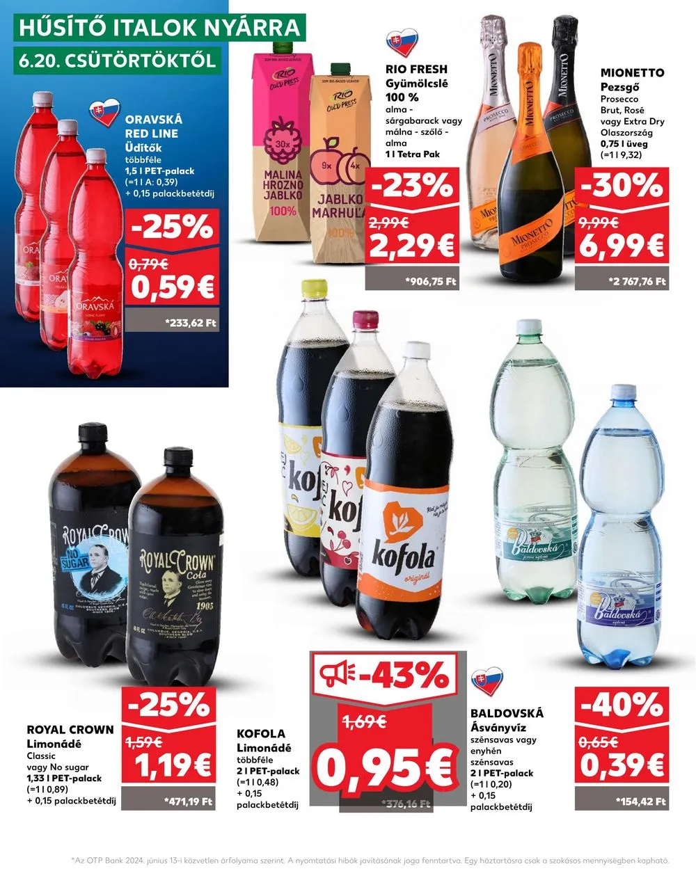 Kaufland akciós újság Losonc Rozsnyo Toketerebes Nagykurtos 06.20–06.26 – 24. oldal