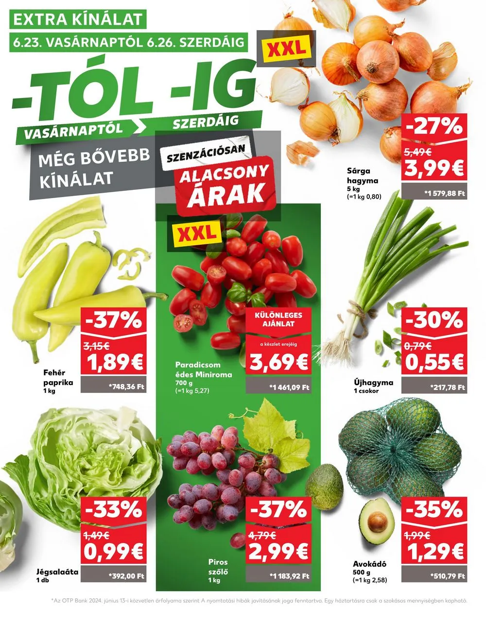 Kaufland akciós újság Losonc Rozsnyo Toketerebes Nagykurtos 06.20–06.26 – 30. oldal
