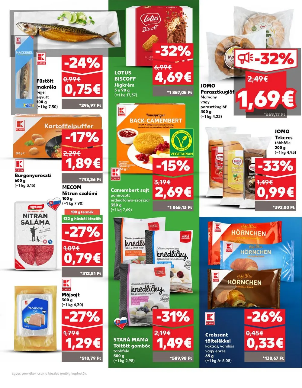 Kaufland akciós újság Losonc Rozsnyo Toketerebes Nagykurtos 06.20–06.26 – 33. oldal
