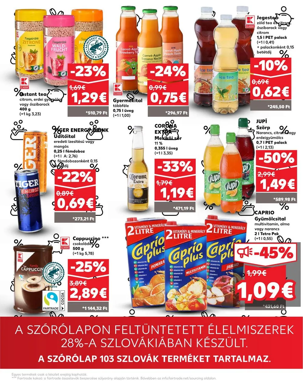 Kaufland akciós újság Losonc Rozsnyo Toketerebes Nagykurtos 06.20–06.26 – 35. oldal