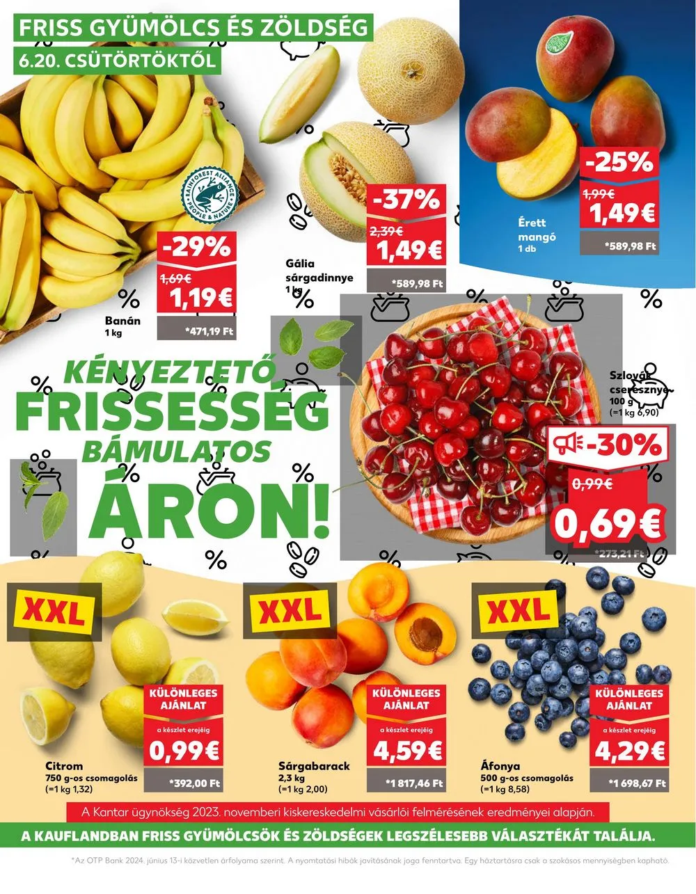 Kaufland akciós újság Losonc Rozsnyo Toketerebes Nagykurtos 06.20–06.26 – 4. oldal