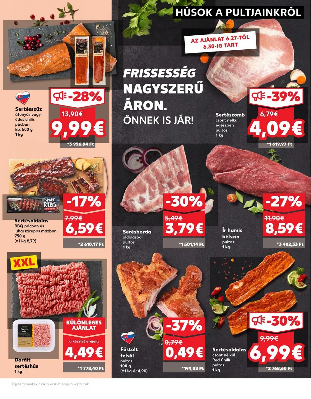 Kaufland akciós újság Losonc Rozsnyo Toketerebes Nagykurtos 06.27–07.03 – 11. oldal