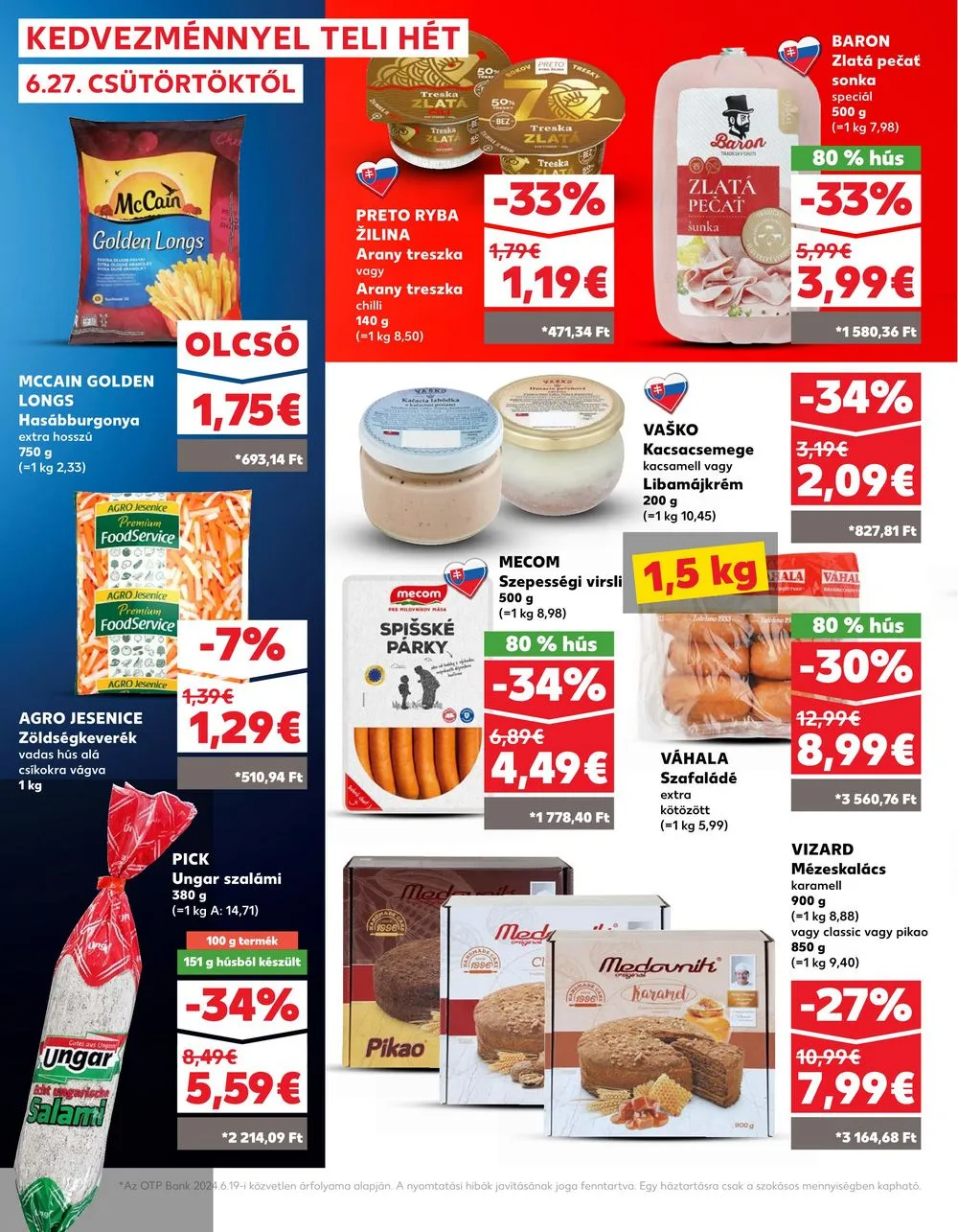 Kaufland akciós újság Losonc Rozsnyo Toketerebes Nagykurtos 06.27–07.03 – 16. oldal