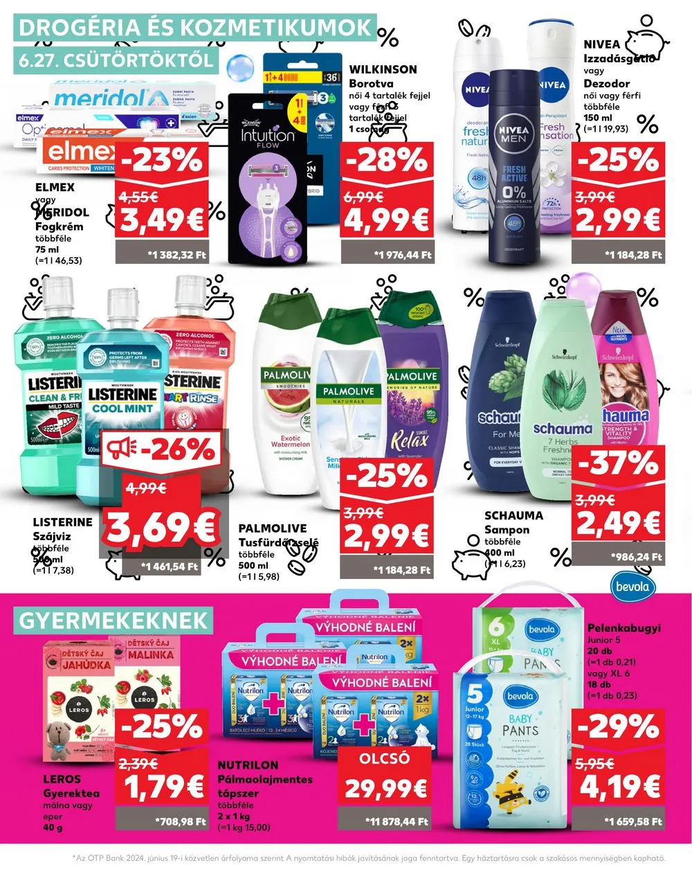 Kaufland akciós újság Losonc Rozsnyo Toketerebes Nagykurtos 06.27–07.03 – 28. oldal