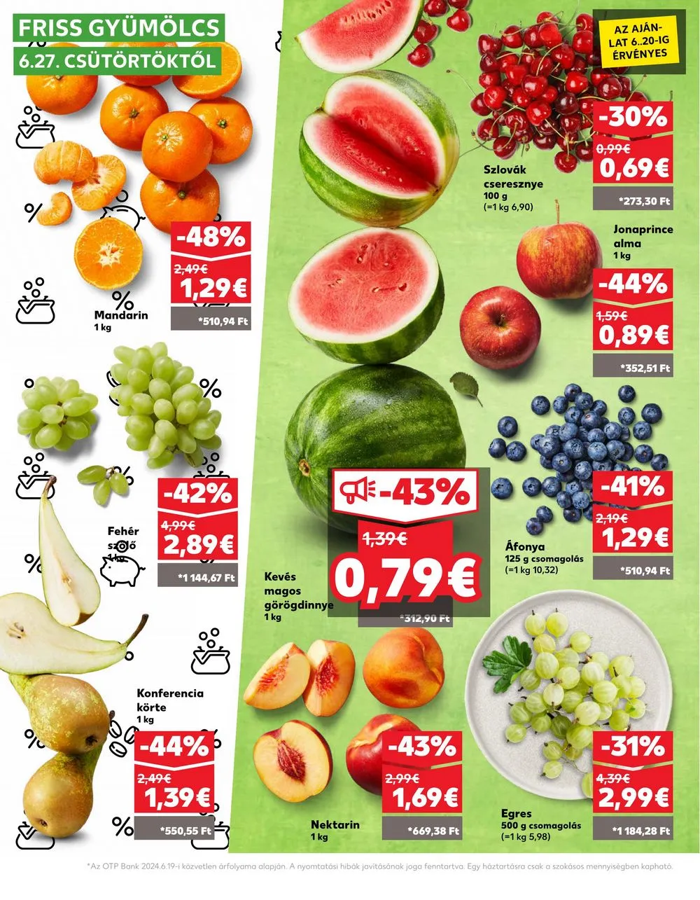 Kaufland akciós újság Losonc Rozsnyo Toketerebes Nagykurtos 06.27–07.03 – 4. oldal