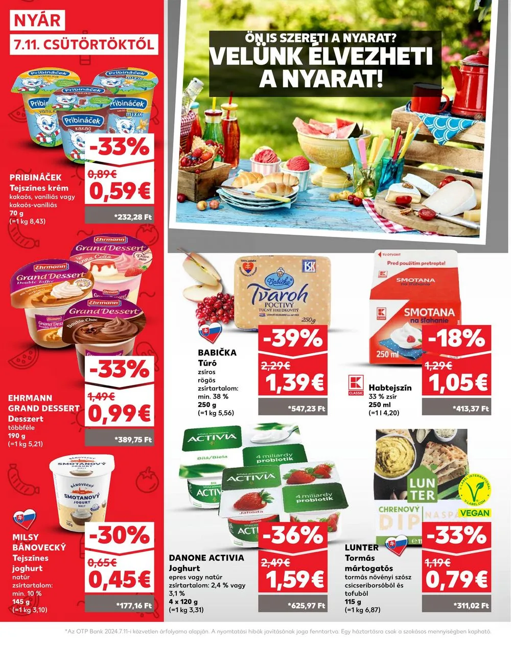 Kaufland akciós újság Losonc Rozsnyo Toketerebes Nagykurtos 07.11–07.17 – 12. oldal