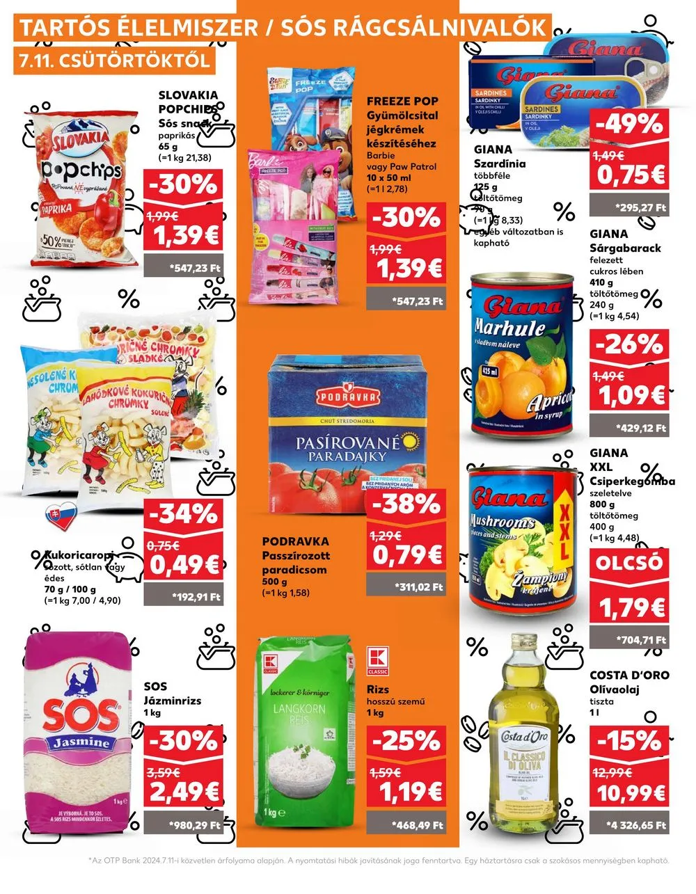 Kaufland akciós újság Losonc Rozsnyo Toketerebes Nagykurtos 07.11–07.17 – 22. oldal