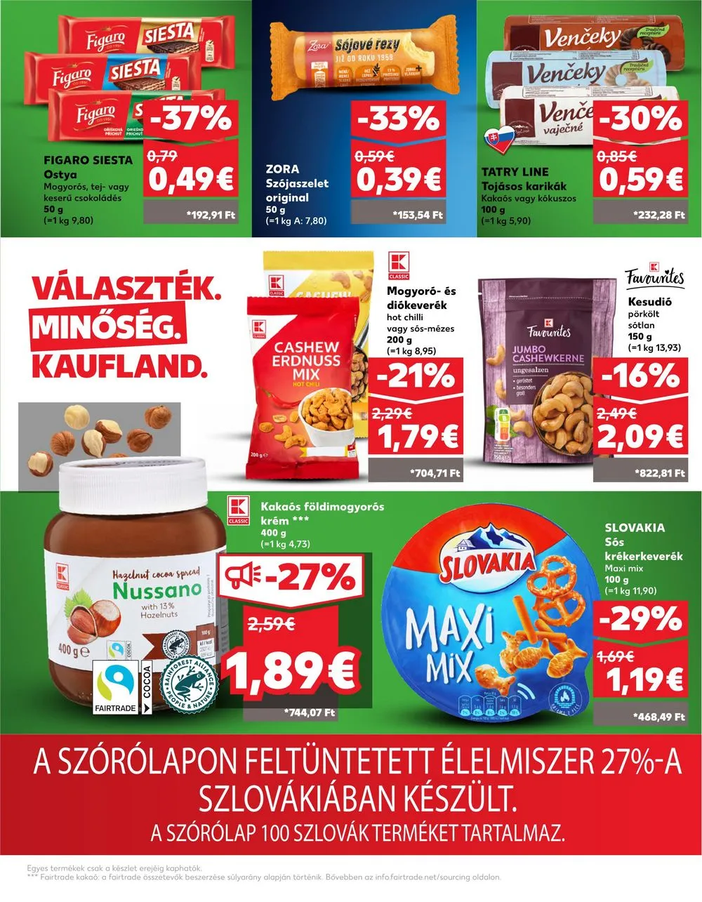 Kaufland akciós újság Losonc Rozsnyo Toketerebes Nagykurtos 07.11–07.17 – 38. oldal