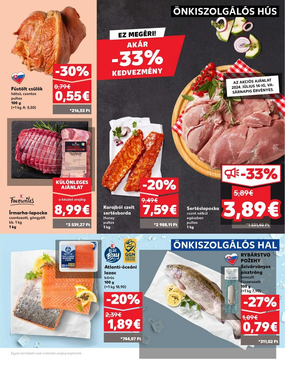 Kaufland akciós újság Losonc Rozsnyo Toketerebes Nagykurtos 07.11–07.17 – 9. oldal