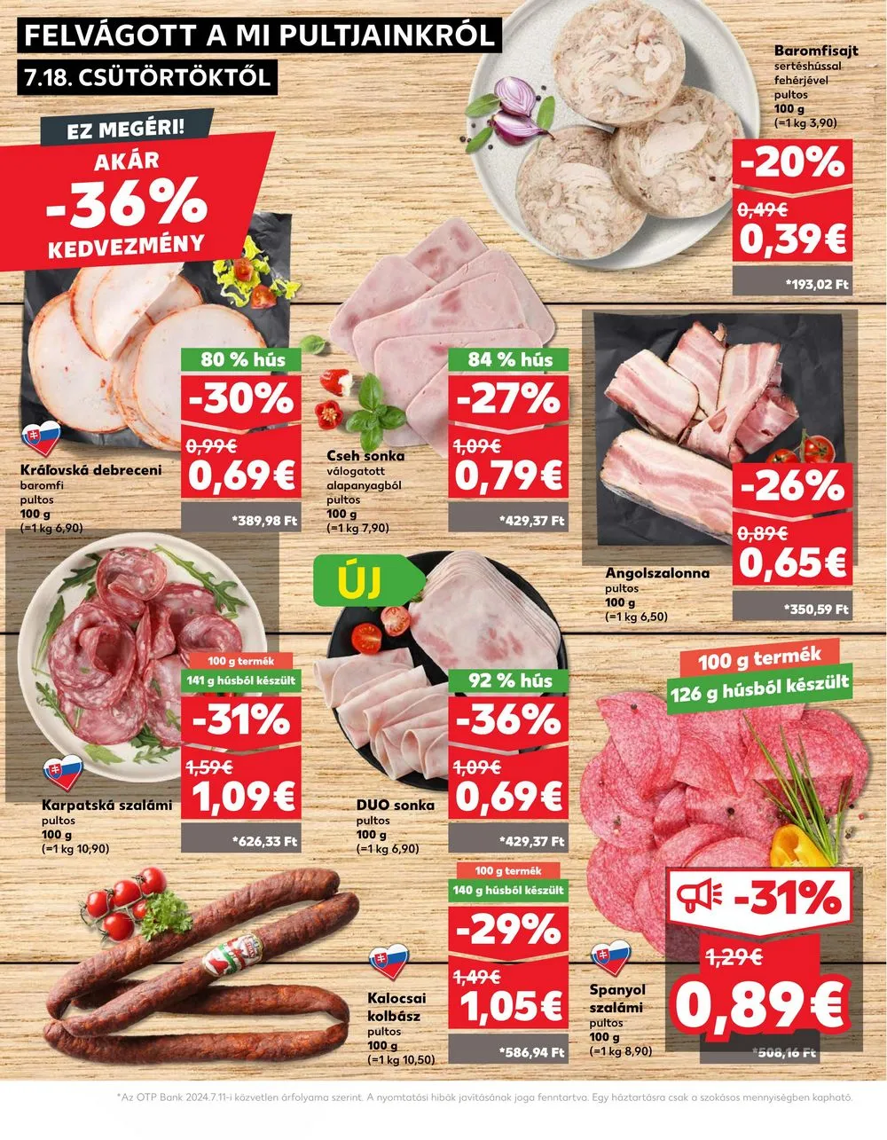Kaufland akciós újság Losonc Rozsnyo Toketerebes Nagykurtos 07.18–07.24 – 10. oldal