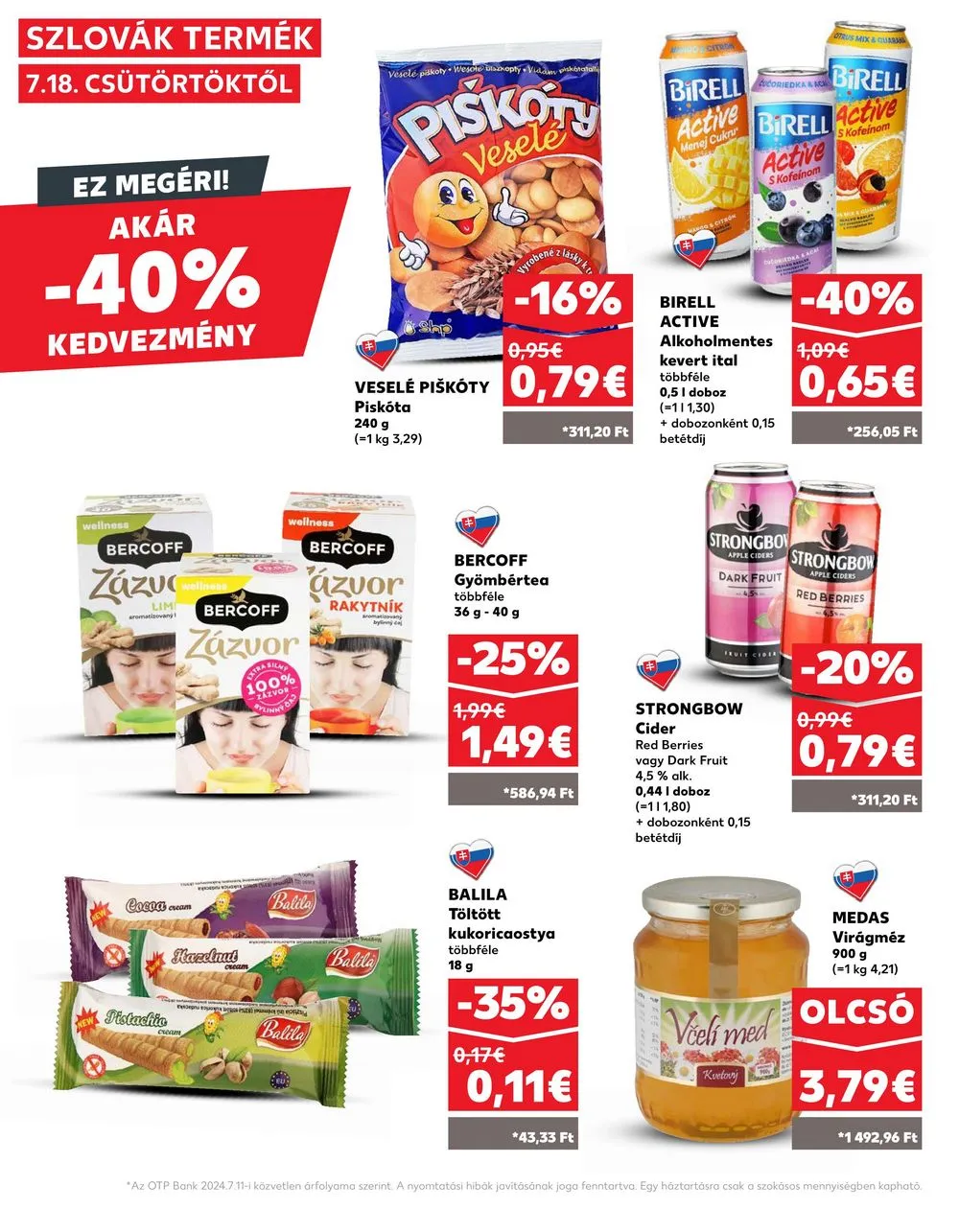 Kaufland akciós újság Losonc Rozsnyo Toketerebes Nagykurtos 07.18–07.24 – 16. oldal