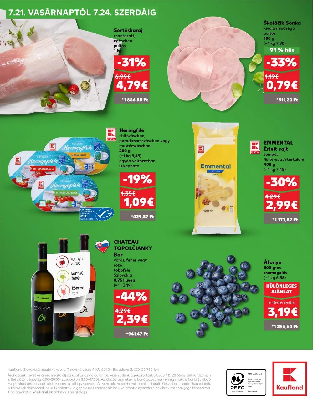 Kaufland akciós újság Losonc Rozsnyo Toketerebes Nagykurtos 07.18–07.24 – 37. oldal