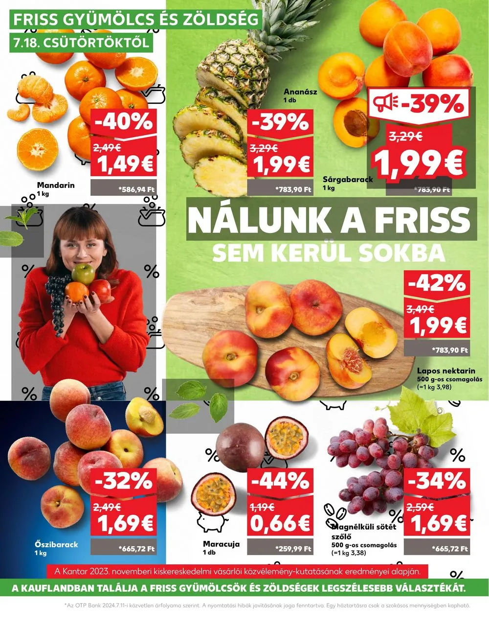 Kaufland akciós újság Losonc Rozsnyo Toketerebes Nagykurtos 07.18–07.24 – 4. oldal