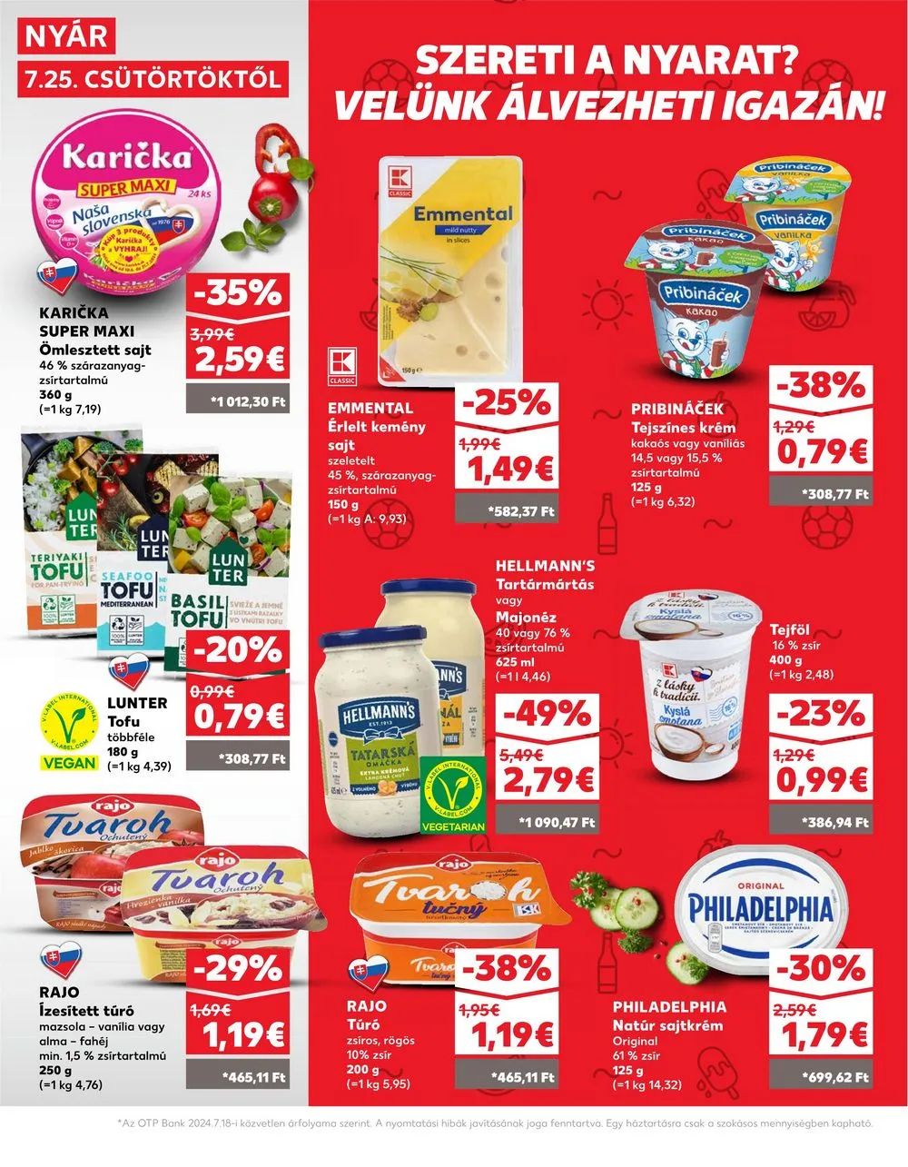 Kaufland akciós újság Losonc Rozsnyo Toketerebes Nagykurtos 07.25–07.31 – 14. oldal