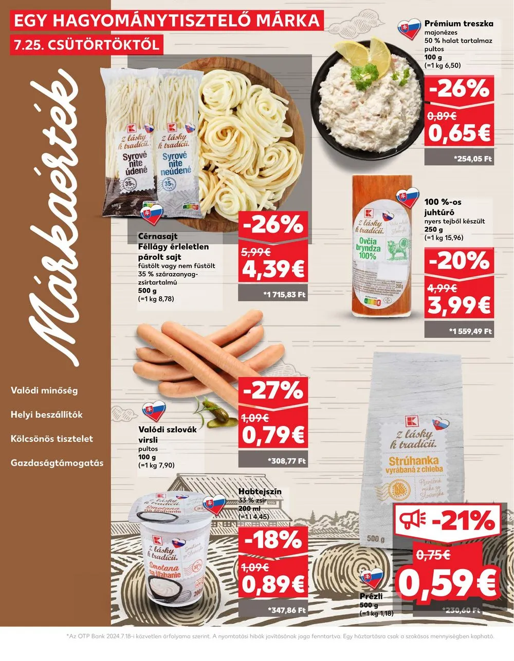 Kaufland akciós újság Losonc Rozsnyo Toketerebes Nagykurtos 07.25–07.31 – 20. oldal
