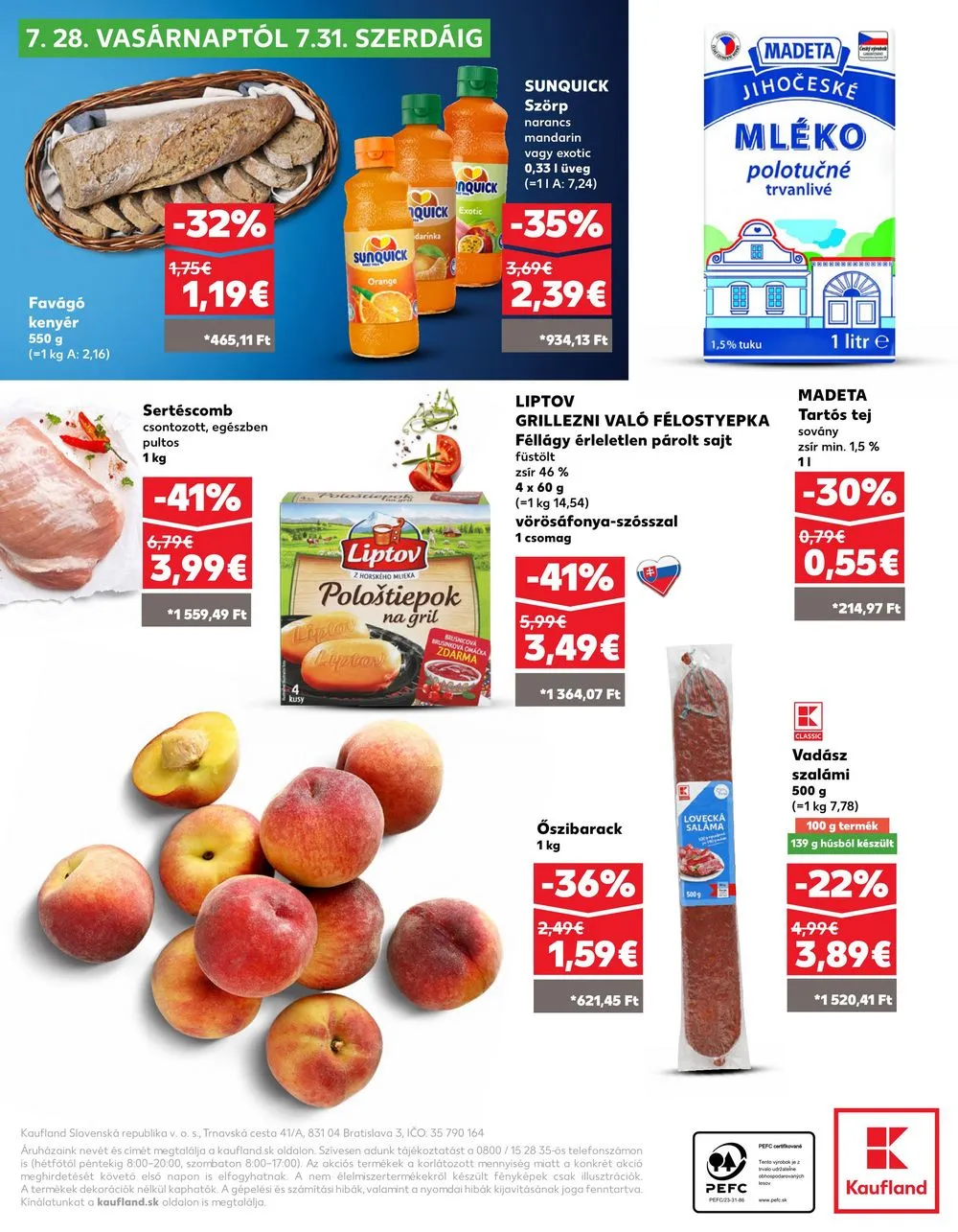 Kaufland akciós újság Losonc Rozsnyo Toketerebes Nagykurtos 07.25–07.31 – 37. oldal