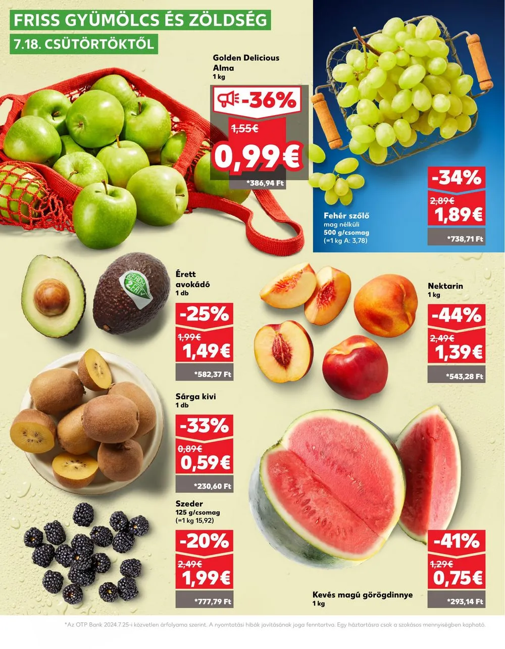Kaufland akciós újság Losonc Rozsnyo Toketerebes Nagykurtos 07.25–07.31 – 4. oldal