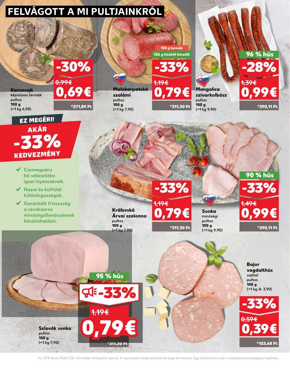 Kaufland akciós újság Losonc Rozsnyo Toketerebes Nagykurtos 08.01–08.07 – 10. oldal