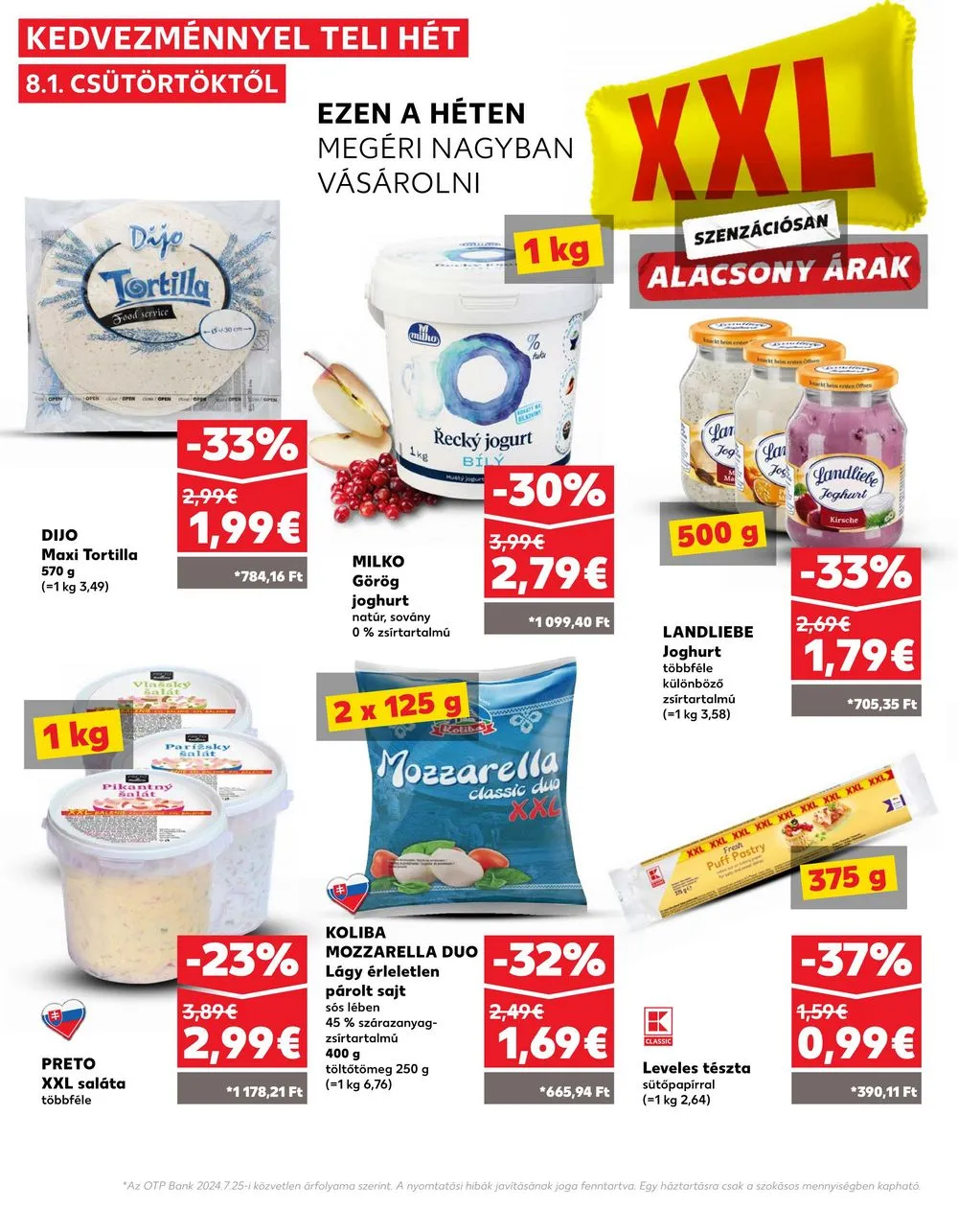 Kaufland akciós újság Losonc Rozsnyo Toketerebes Nagykurtos 08.01–08.07 – 12. oldal