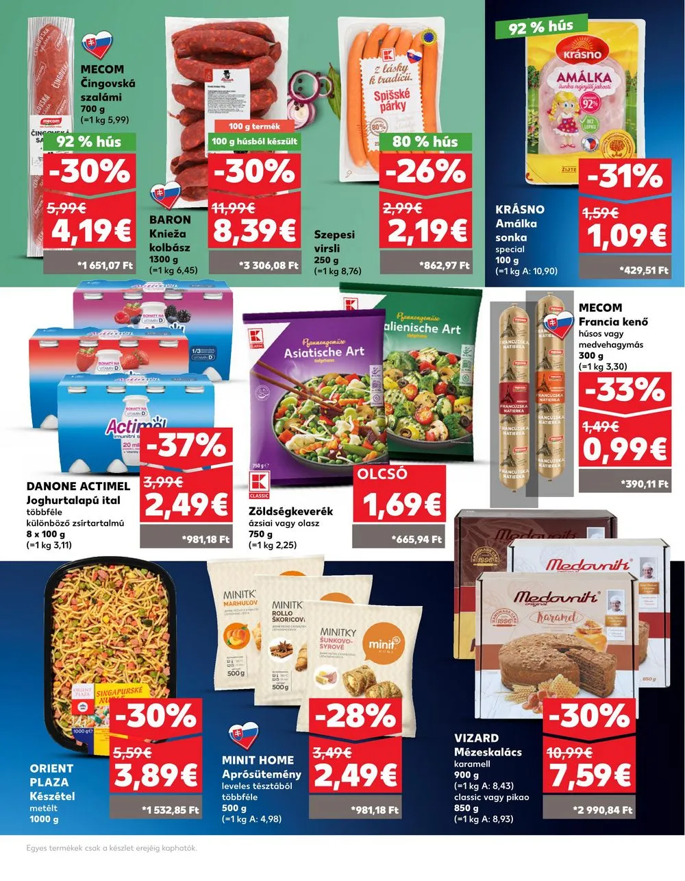 Kaufland akciós újság Losonc Rozsnyo Toketerebes Nagykurtos 08.01–08.07 – 19. oldal