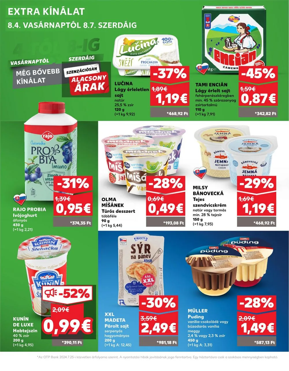 Kaufland akciós újság Losonc Rozsnyo Toketerebes Nagykurtos 08.01–08.07 – 33. oldal