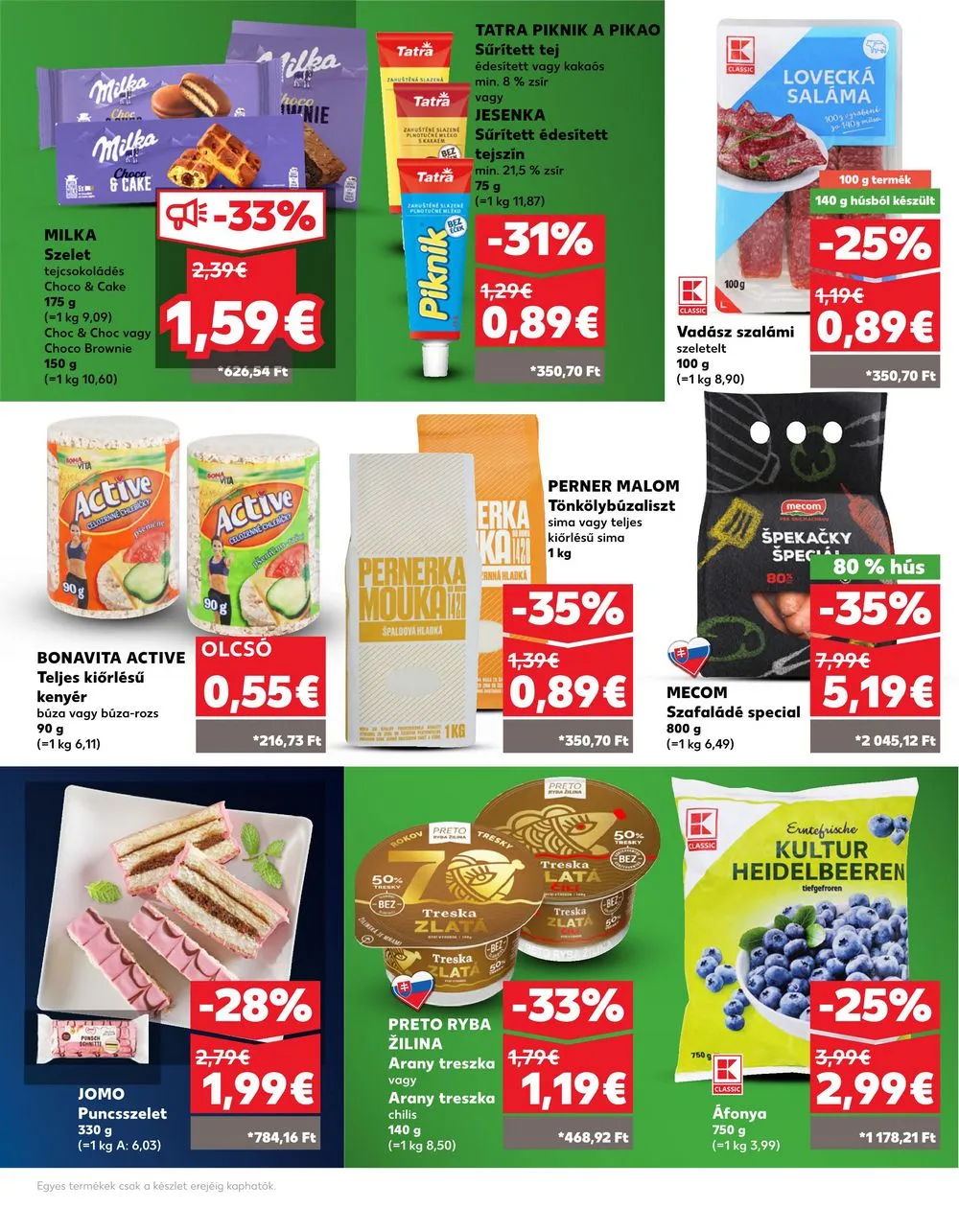 Kaufland akciós újság Losonc Rozsnyo Toketerebes Nagykurtos 08.01–08.07 – 34. oldal