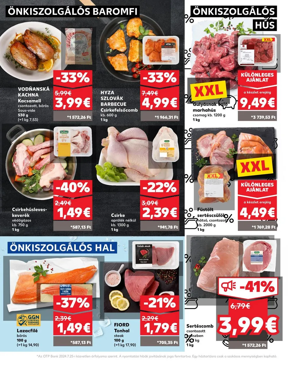 Kaufland akciós újság Losonc Rozsnyo Toketerebes Nagykurtos 08.01–08.07 – 8. oldal