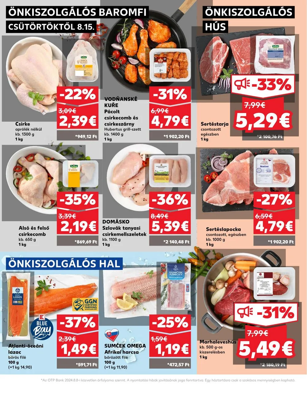 Kaufland akciós újság Losonc Rozsnyo Toketerebes Nagykurtos 08.15–08.21 – 10. oldal