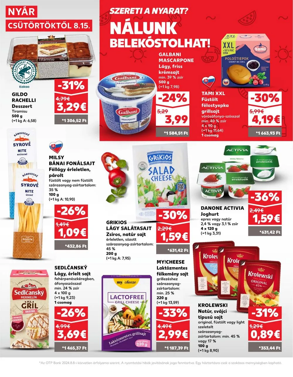 Kaufland akciós újság Losonc Rozsnyo Toketerebes Nagykurtos 08.15–08.21 – 14. oldal