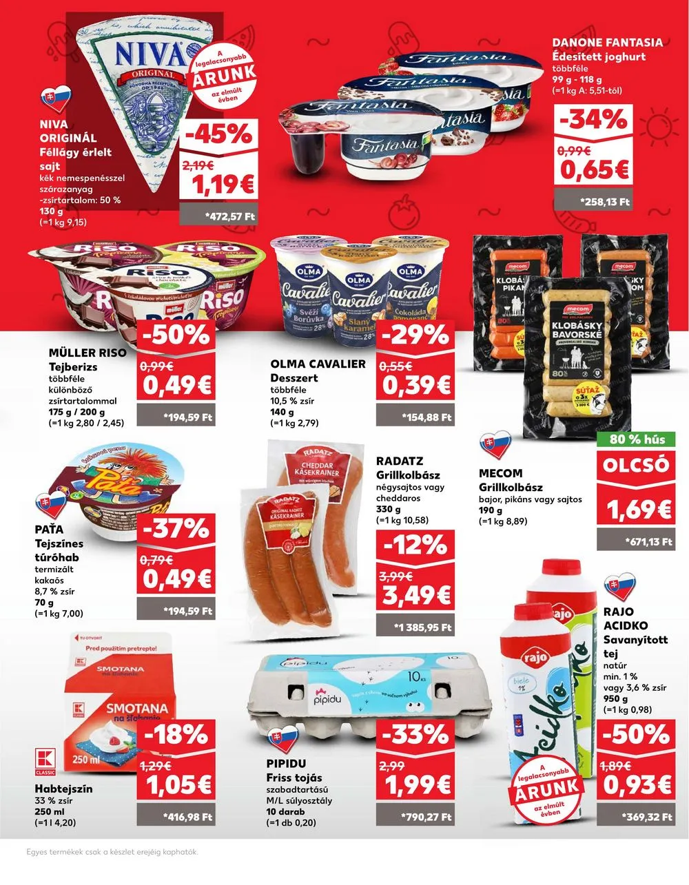 Kaufland akciós újság Losonc Rozsnyo Toketerebes Nagykurtos 08.15–08.21 – 15. oldal