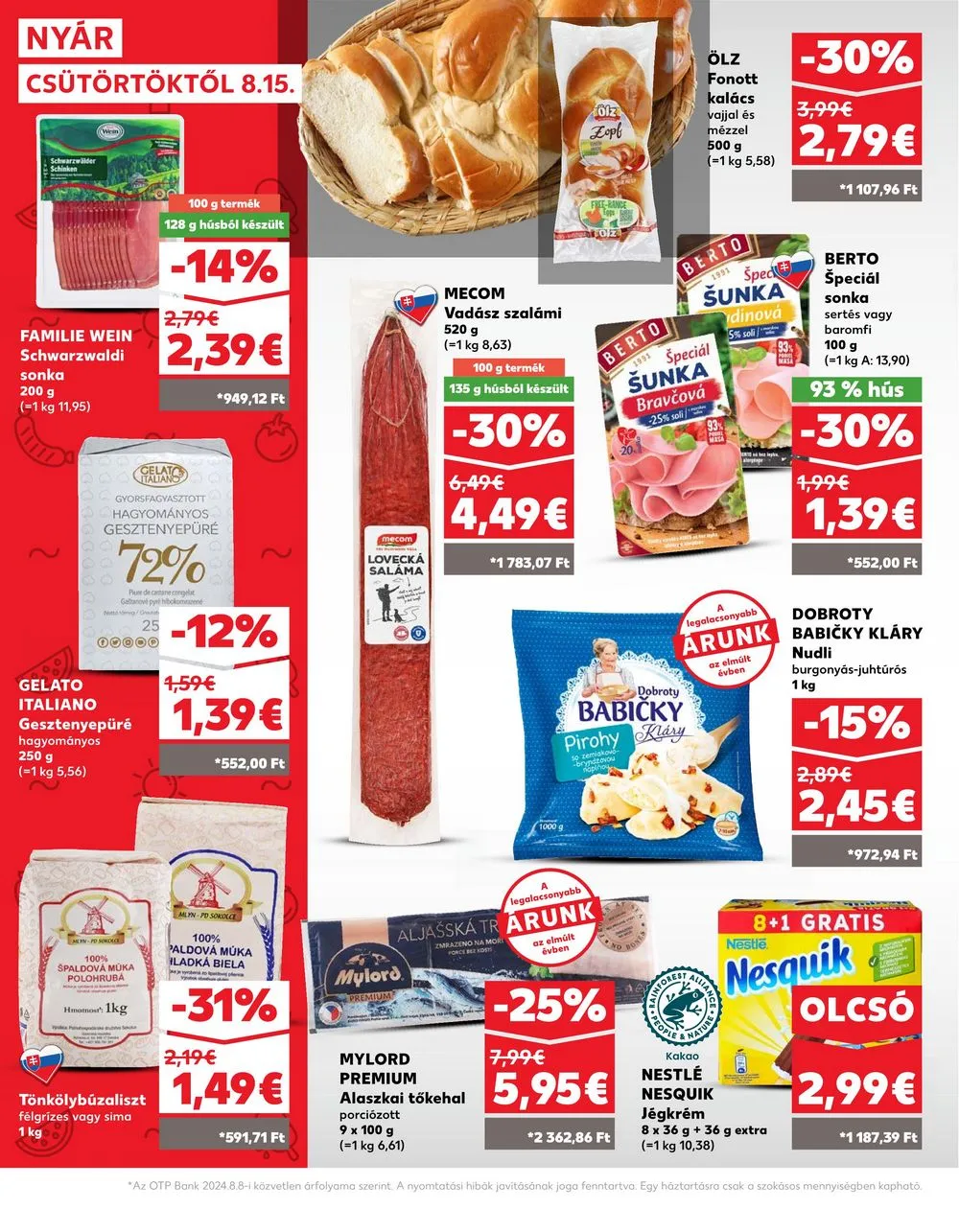 Kaufland akciós újság Losonc Rozsnyo Toketerebes Nagykurtos 08.15–08.21 – 16. oldal