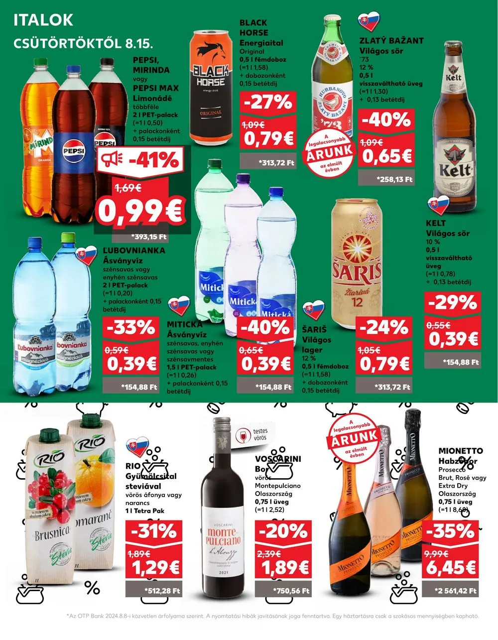 Kaufland akciós újság Losonc Rozsnyo Toketerebes Nagykurtos 08.15–08.21 – 26. oldal