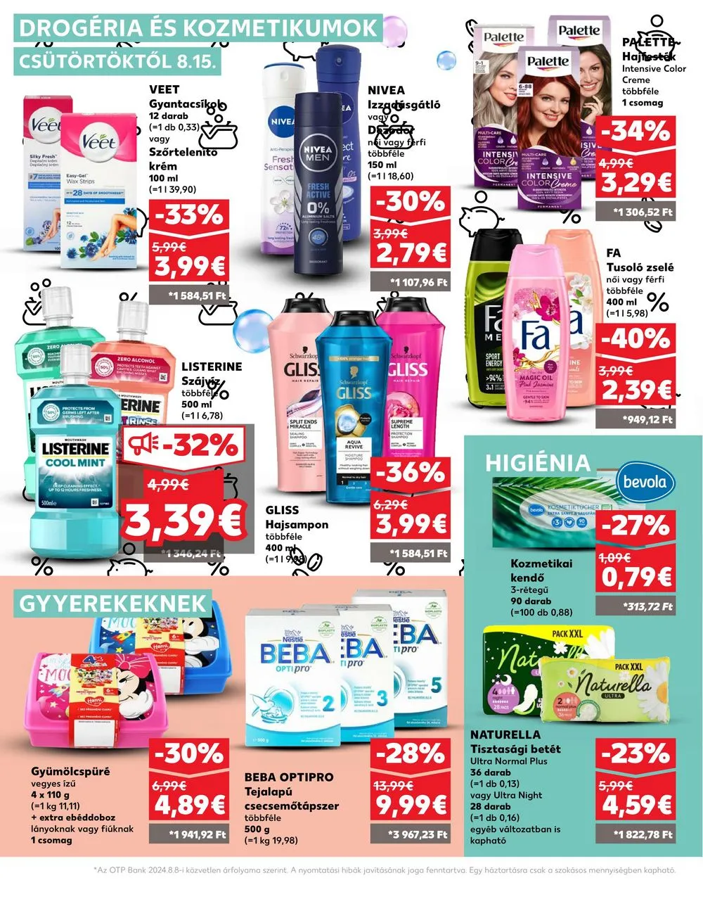 Kaufland akciós újság Losonc Rozsnyo Toketerebes Nagykurtos 08.15–08.21 – 28. oldal