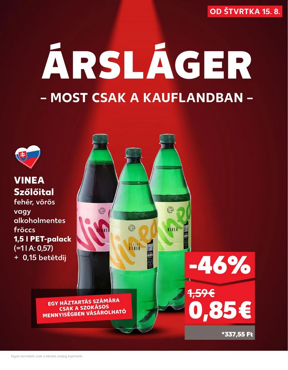 Kaufland akciós újság Losonc Rozsnyo Toketerebes Nagykurtos 08.15–08.21 – 3. oldal