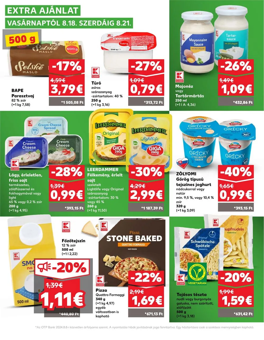 Kaufland akciós újság Losonc Rozsnyo Toketerebes Nagykurtos 08.15–08.21 – 32. oldal