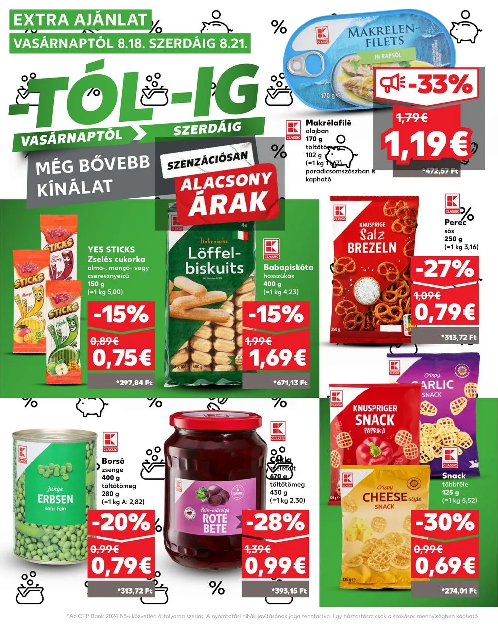 Kaufland akciós újság Losonc Rozsnyo Toketerebes Nagykurtos 08.15–08.21 – 34. oldal