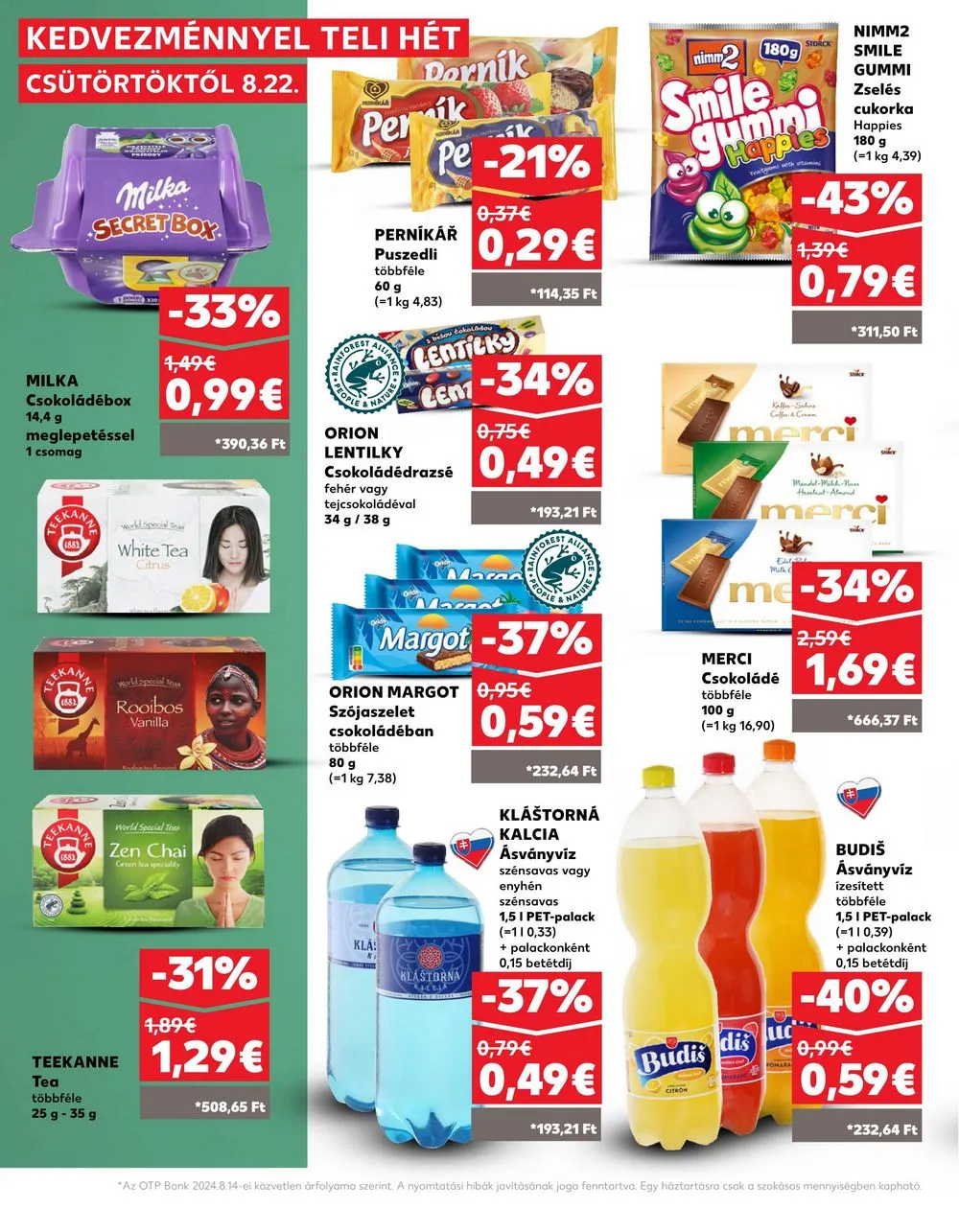 Kaufland akciós újság Losonc Rozsnyo Toketerebes Nagykurtos 08.22–08.28 – 18. oldal