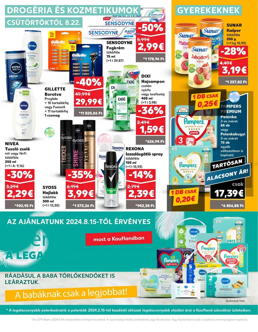 Kaufland akciós újság Losonc Rozsnyo Toketerebes Nagykurtos 08.22–08.28 – 28. oldal
