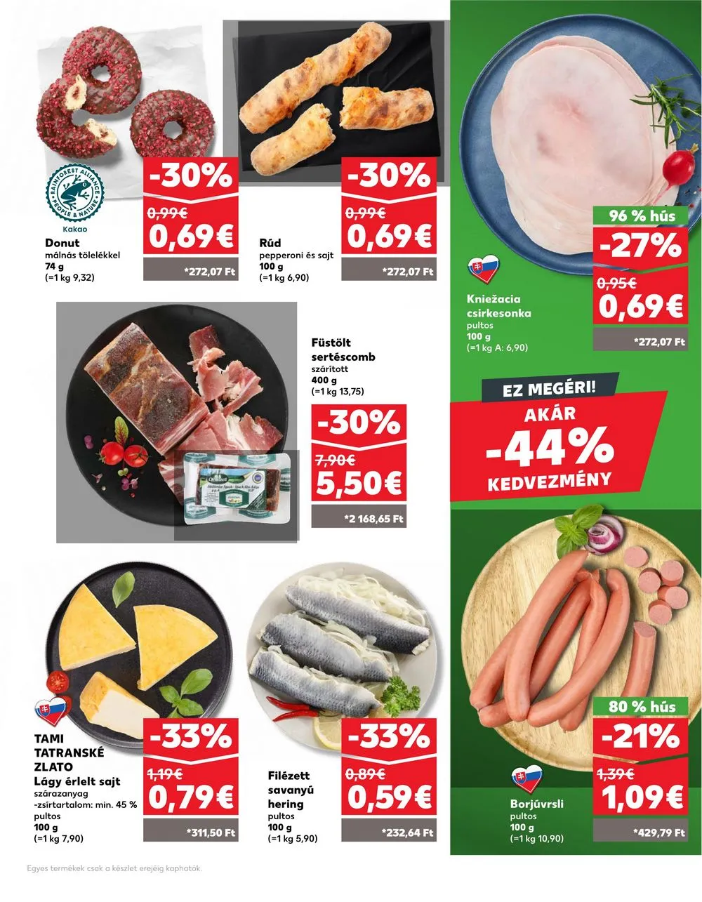 Kaufland akciós újság Losonc Rozsnyo Toketerebes Nagykurtos 08.22–08.28 – 31. oldal