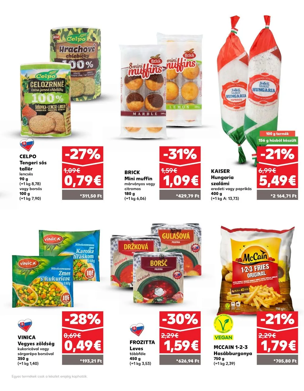 Kaufland akciós újság Losonc Rozsnyo Toketerebes Nagykurtos 08.22–08.28 – 33. oldal